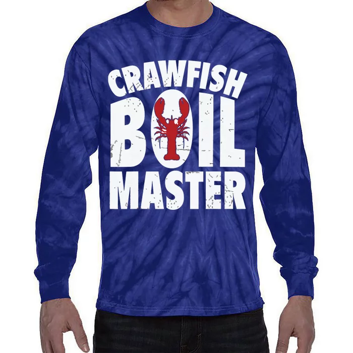 Cool Crawfish Boil For Men Women Crawfish Seafood Chef Tie-Dye Long Sleeve Shirt