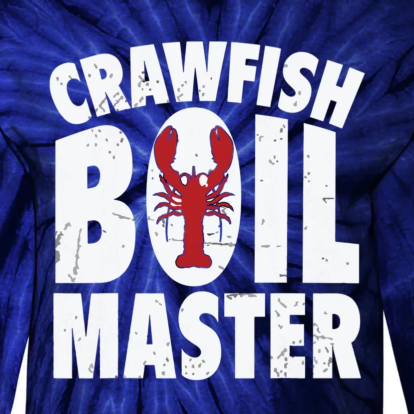 Cool Crawfish Boil For Men Women Crawfish Seafood Chef Tie-Dye Long Sleeve Shirt