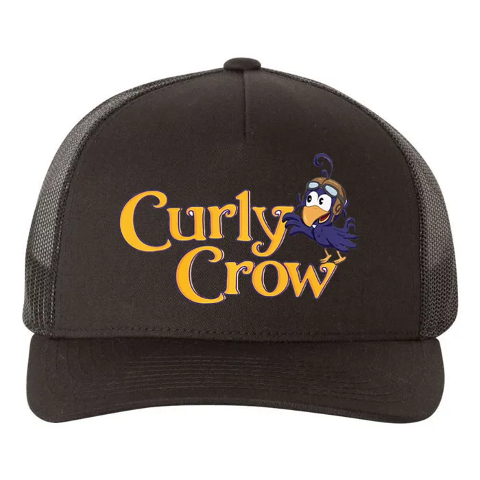 Curly Crow Balloon Book Character Yupoong Adult 5-Panel Trucker Hat