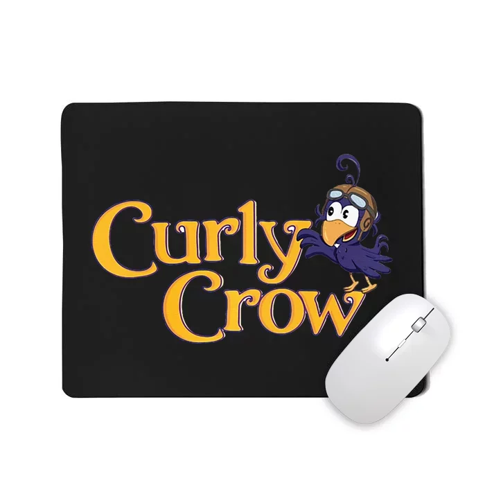 Curly Crow Balloon Book Character Mousepad