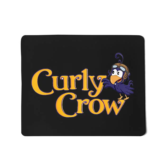 Curly Crow Balloon Book Character Mousepad