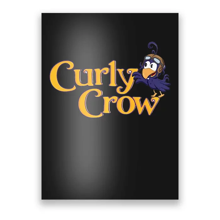 Curly Crow Balloon Book Character Poster