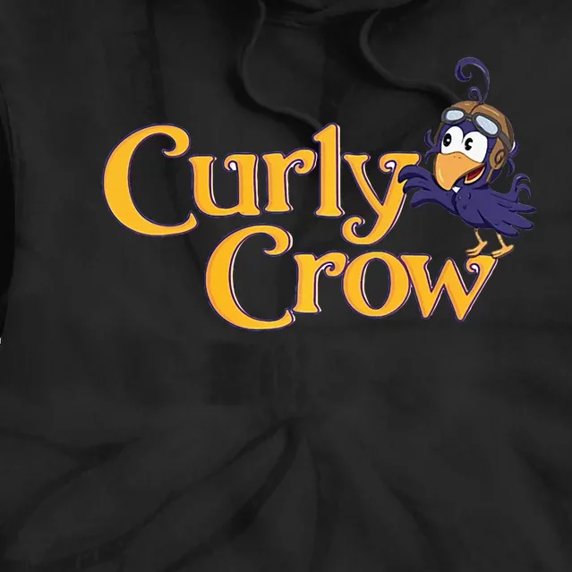 Curly Crow Balloon Book Character Tie Dye Hoodie