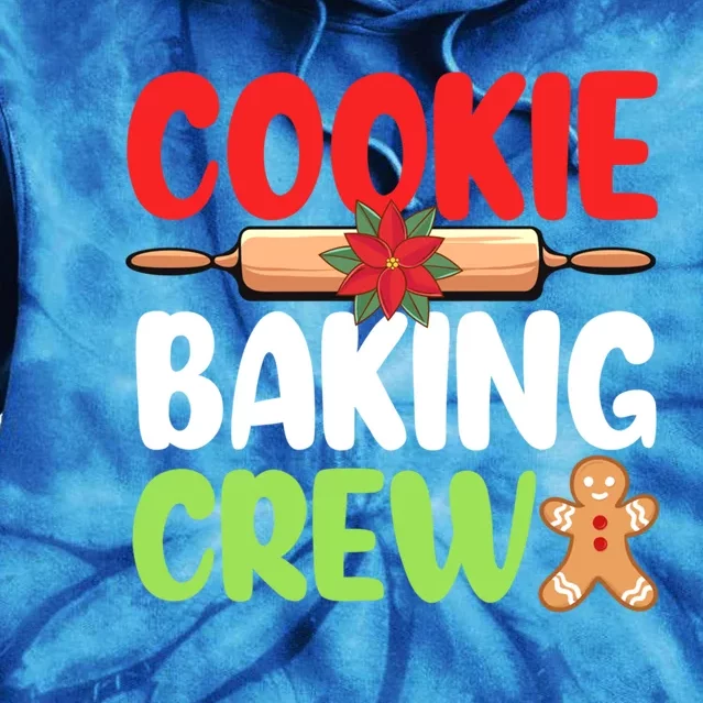 Christmas Cookie Baking Crew Xmas Cookie Exchange Santa Gift Tie Dye Hoodie