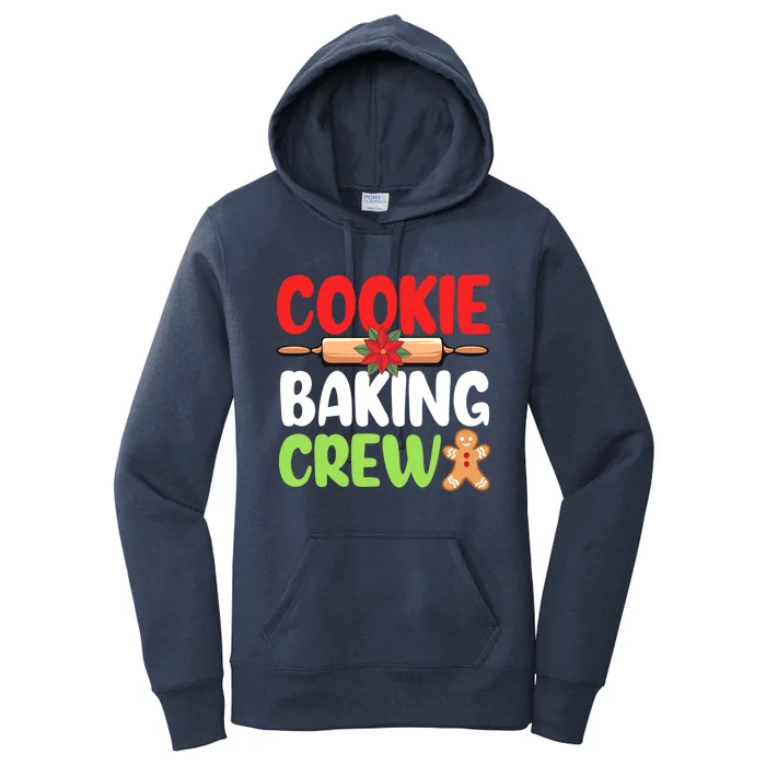 Christmas Cookie Baking Crew Xmas Cookie Exchange Santa Gift Women's Pullover Hoodie