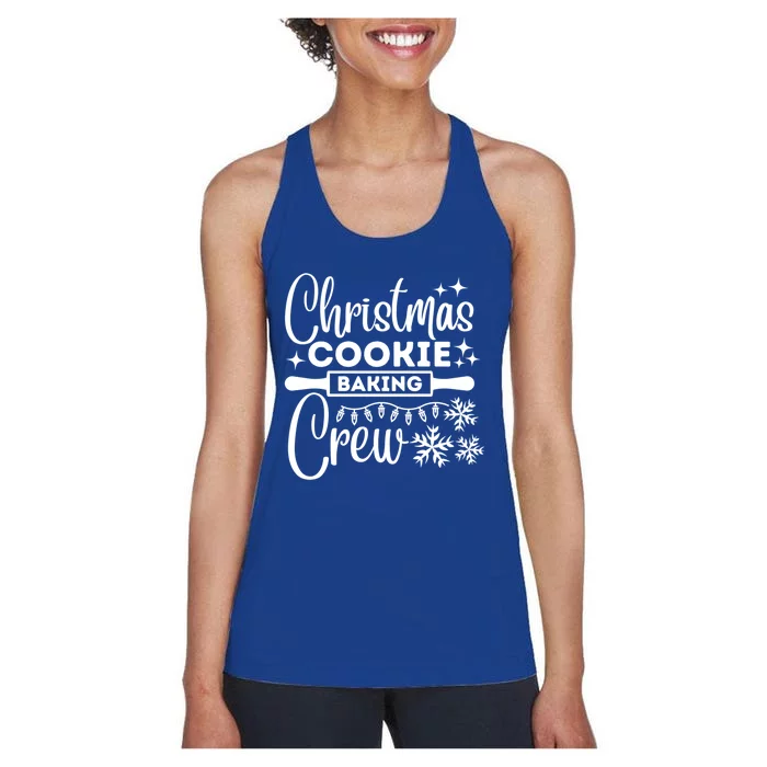 Christmas Cookie Baking Crew Gift Women's Racerback Tank