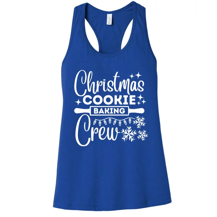 Christmas Cookie Baking Crew Gift Women's Racerback Tank