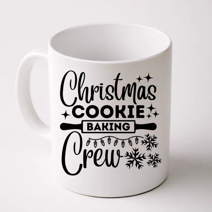 Christmas Cookie Baking Crew Gift Front & Back Coffee Mug