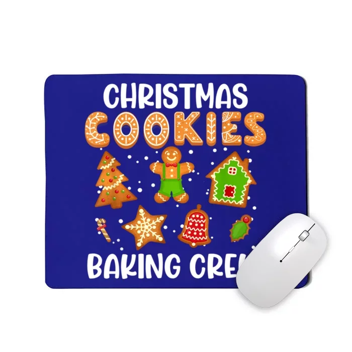 Christmas Cookie Baking Crew Xmas Cookie Exchange Santa Gift Mousepad