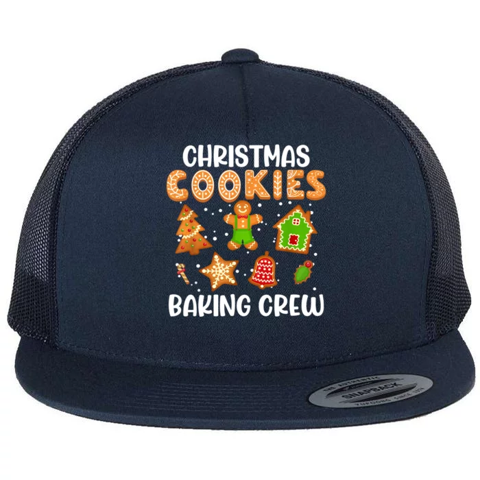 Christmas Cookie Baking Crew Xmas Cookie Exchange Santa Gift Flat Bill Trucker Hat