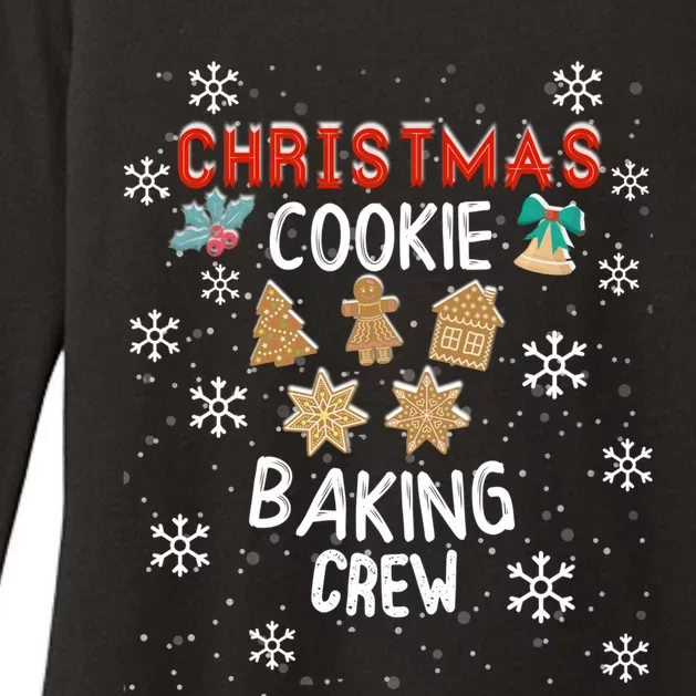 Christmas Cookie Baking Crew Xmas Cookie Exchange Santa Meaningful Gift Womens CVC Long Sleeve Shirt