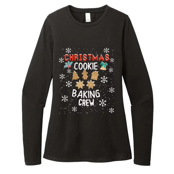 Christmas Cookie Baking Crew Xmas Cookie Exchange Santa Meaningful Gift Womens CVC Long Sleeve Shirt