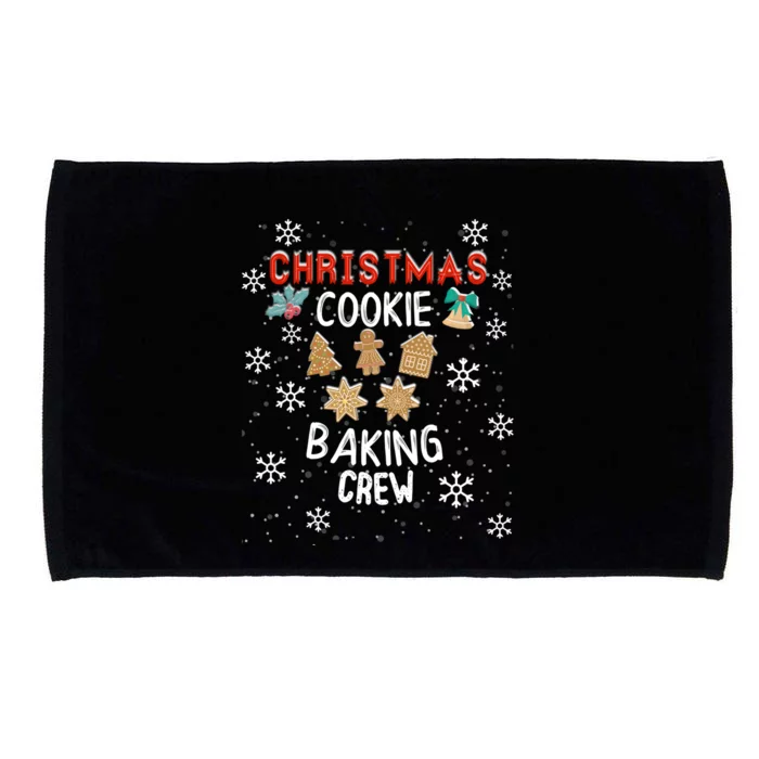 Christmas Cookie Baking Crew Xmas Cookie Exchange Santa Meaningful Gift Microfiber Hand Towel