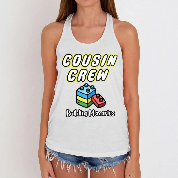 Cousin Crew Building Memories Women's Knotted Racerback Tank