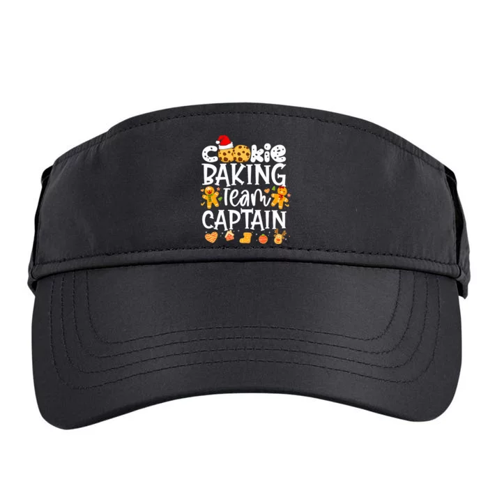 Christmas Cookie Baking Team Captain Funny Gingerbread Adult Drive Performance Visor