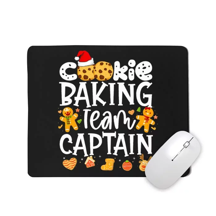 Christmas Cookie Baking Team Captain Funny Gingerbread Mousepad