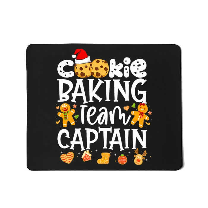 Christmas Cookie Baking Team Captain Funny Gingerbread Mousepad