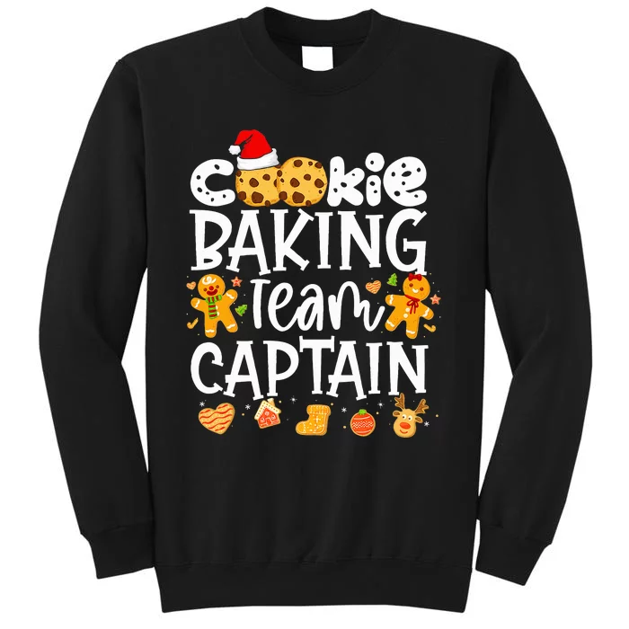 Christmas Cookie Baking Team Captain Funny Gingerbread Tall Sweatshirt