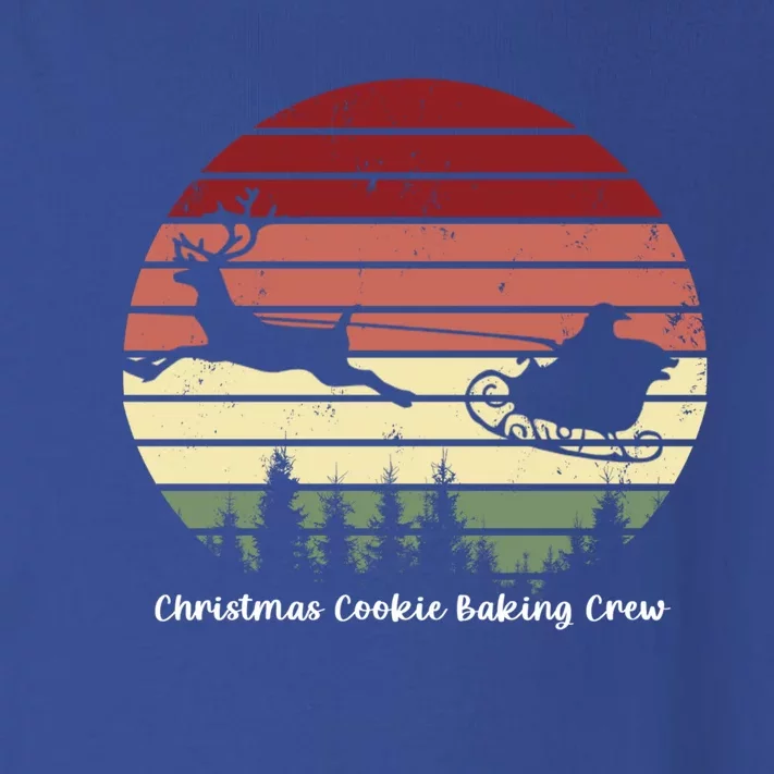 Christmas Cookie Baking Crew Funny Santa Sleigh Gift Toddler Long Sleeve Shirt