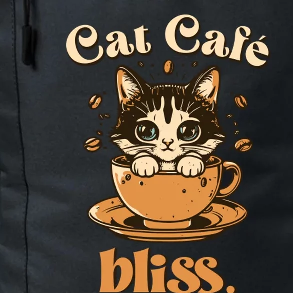 Cat Cafe Bliss Cats And Coffee Daily Commute Backpack