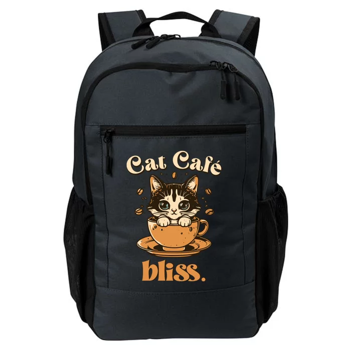 Cat Cafe Bliss Cats And Coffee Daily Commute Backpack