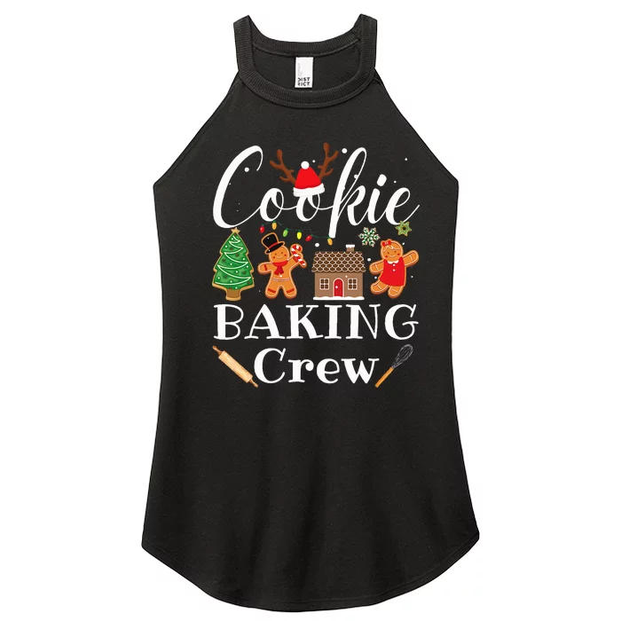 Christmas Cookie Baking Crew Family Baking Team Women’s Perfect Tri Rocker Tank