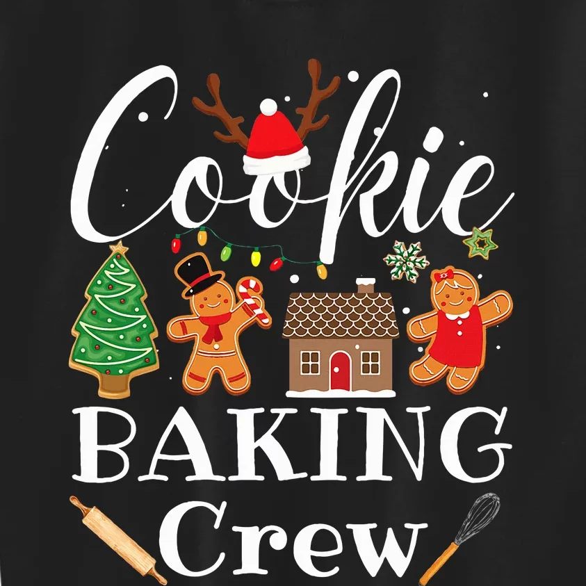 Christmas Cookie Baking Crew Family Baking Team Kids Sweatshirt