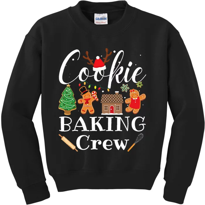 Christmas Cookie Baking Crew Family Baking Team Kids Sweatshirt