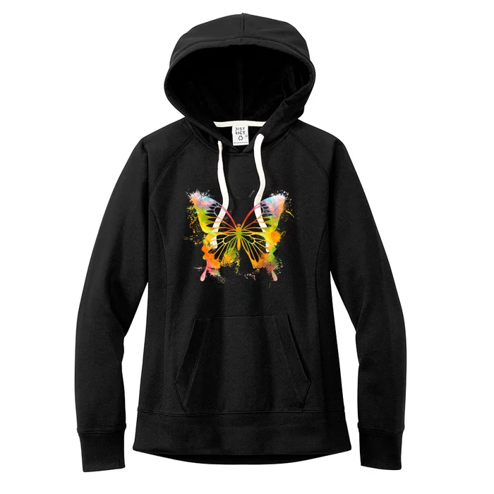 Colorful Cute Butterfly Butterflies Women's Fleece Hoodie