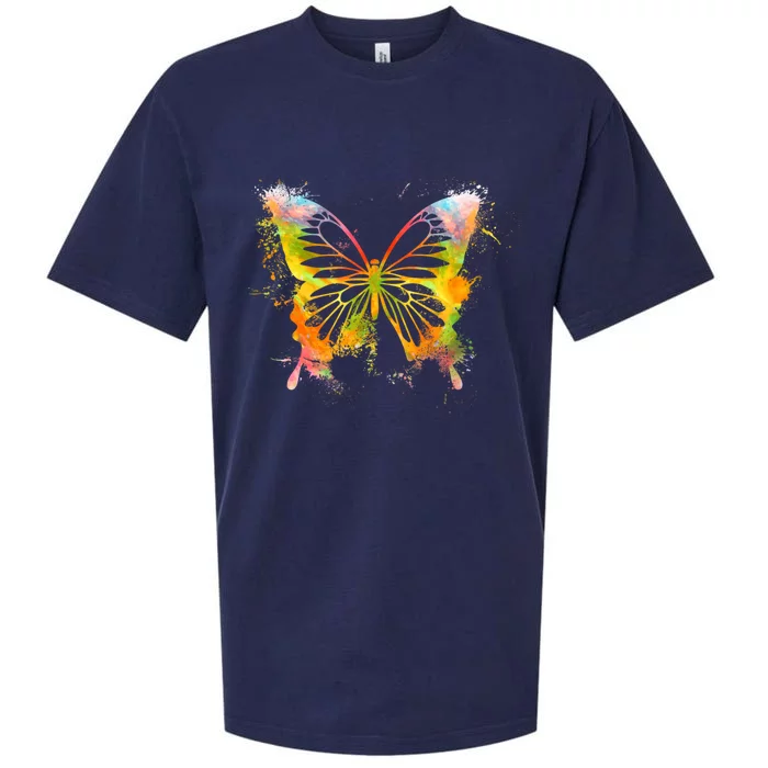 Colorful Cute Butterfly Butterflies Sueded Cloud Jersey T-Shirt