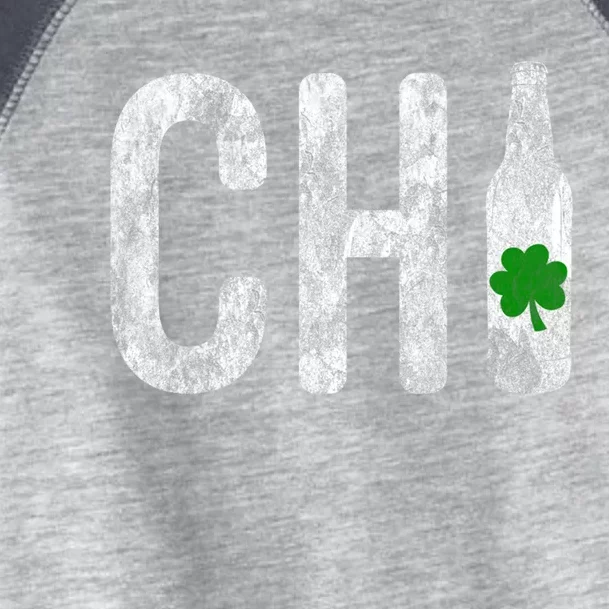 Chi Chicago Beer Bottle Irish St Patricks Day Gift Toddler Fine Jersey T-Shirt