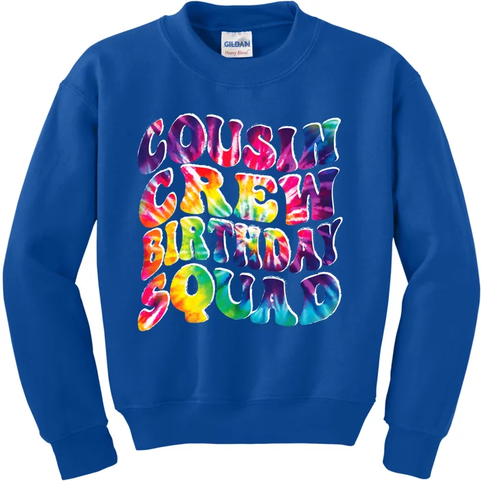 Cousin Crew Birthday Squad Of Family Party Team Cousin Crew Gift Kids Sweatshirt