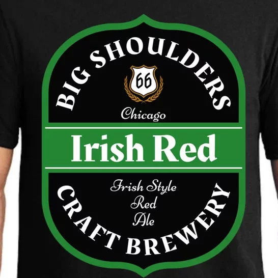 Chicago Craft Beer Irish Red Ale Logo Novelty Gift Pajama Set