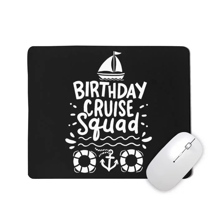 Cruising Cruise Birthday Party Mousepad