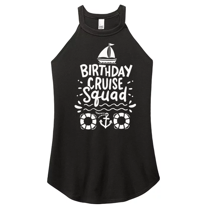 Cruising Cruise Birthday Party funny vacation Women’s Perfect Tri Rocker Tank