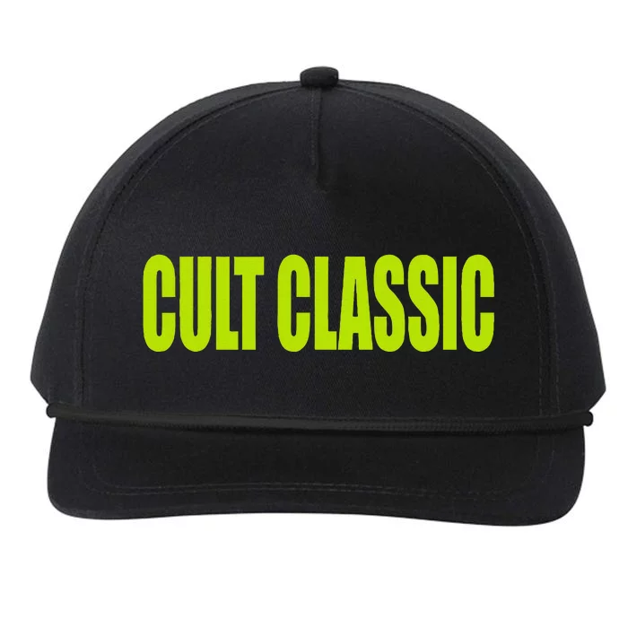 Cult Classic Brat Hyperpop Snapback Five-Panel Rope Hat