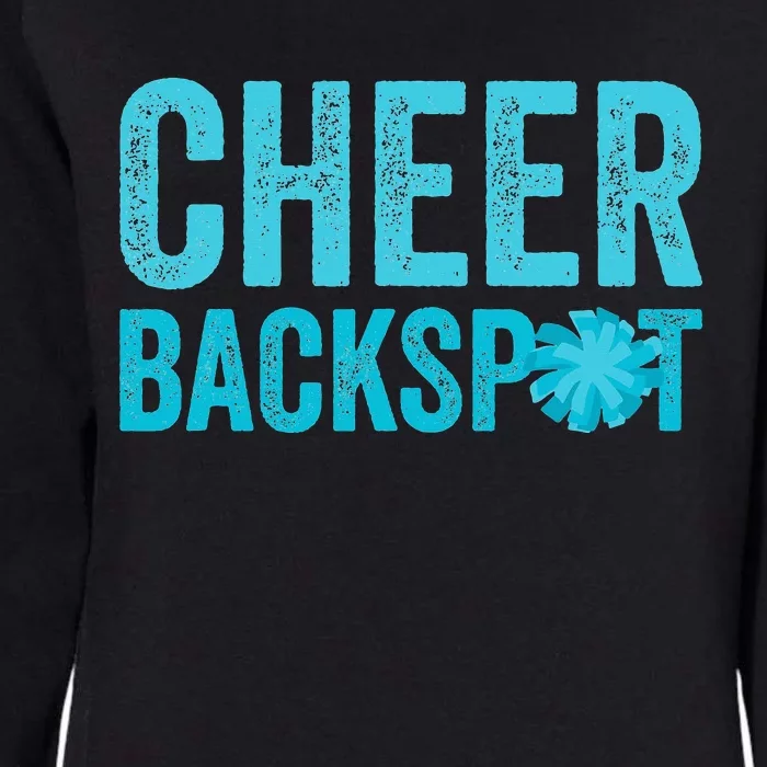 Cheerleading Cheer Back Spot Womens California Wash Sweatshirt