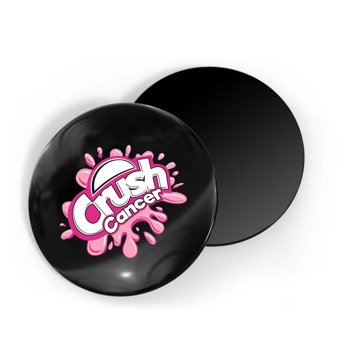 Crush Cancer Breast Cancer Awareness Magnet