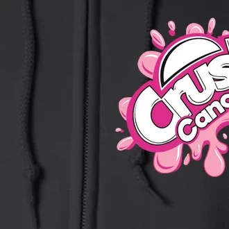 Crush Cancer Breast Cancer Awareness Full Zip Hoodie