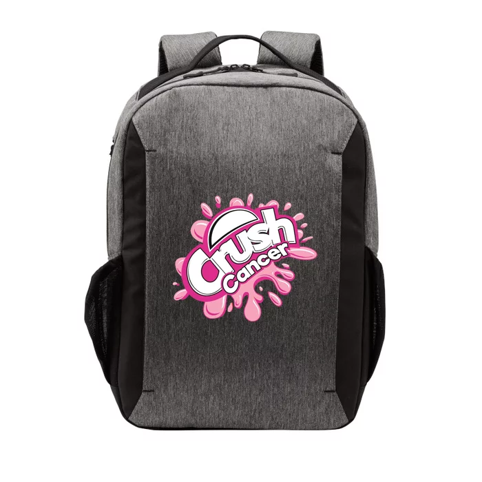 Crush Cancer Breast Cancer Awareness Vector Backpack