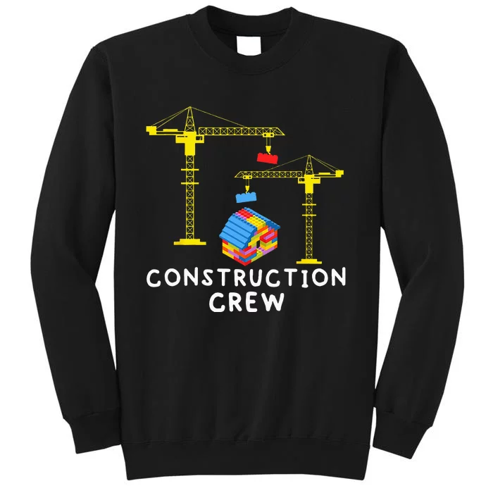 Construction Crew Bricklayer Building Blocks Master Builder Sweatshirt