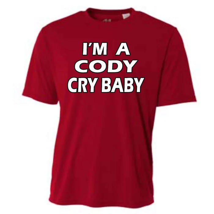 Cody Cry Baby Rhodes Cry Baby Wrestling Cooling Performance Crew T-Shirt