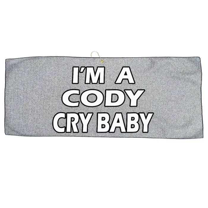 Cody Cry Baby Rhodes Cry Baby Wrestling Large Microfiber Waffle Golf Towel