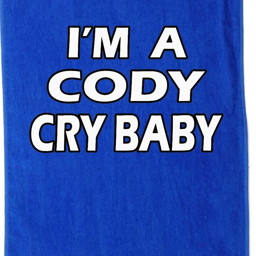 Cody Cry Baby Rhodes Cry Baby Wrestling Platinum Collection Golf Towel