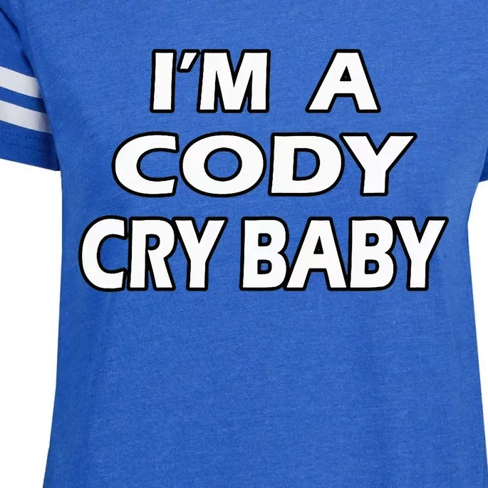 Cody Cry Baby Rhodes Cry Baby Wrestling Enza Ladies Jersey Football T-Shirt