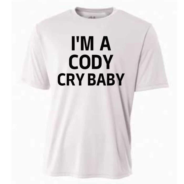 Cody Cry Baby Rhodes Cry Baby Wrestling Cooling Performance Crew T-Shirt