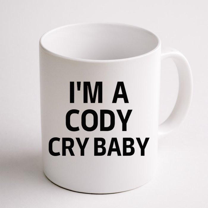 Cody Cry Baby Rhodes Cry Baby Wrestling Front & Back Coffee Mug