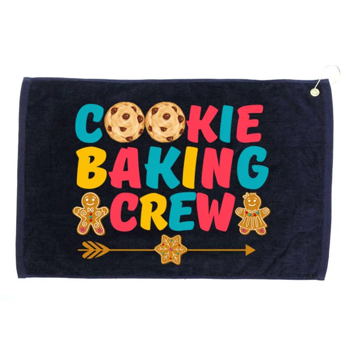 Christmas Cookie Baking Crew Vintage Gingerbread Family Xmas Gift Grommeted Golf Towel