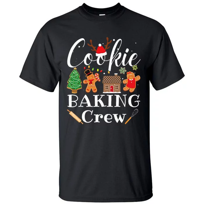 Christmas Cookie Baking Crew Family Baking Team Tall T-Shirt