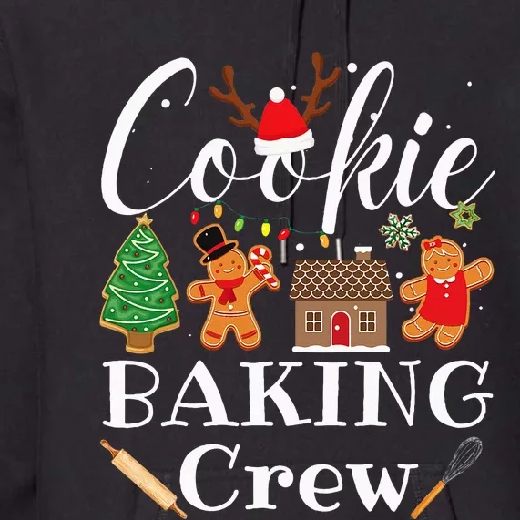 Christmas Cookie Baking Crew Family Baking Team Premium Hoodie